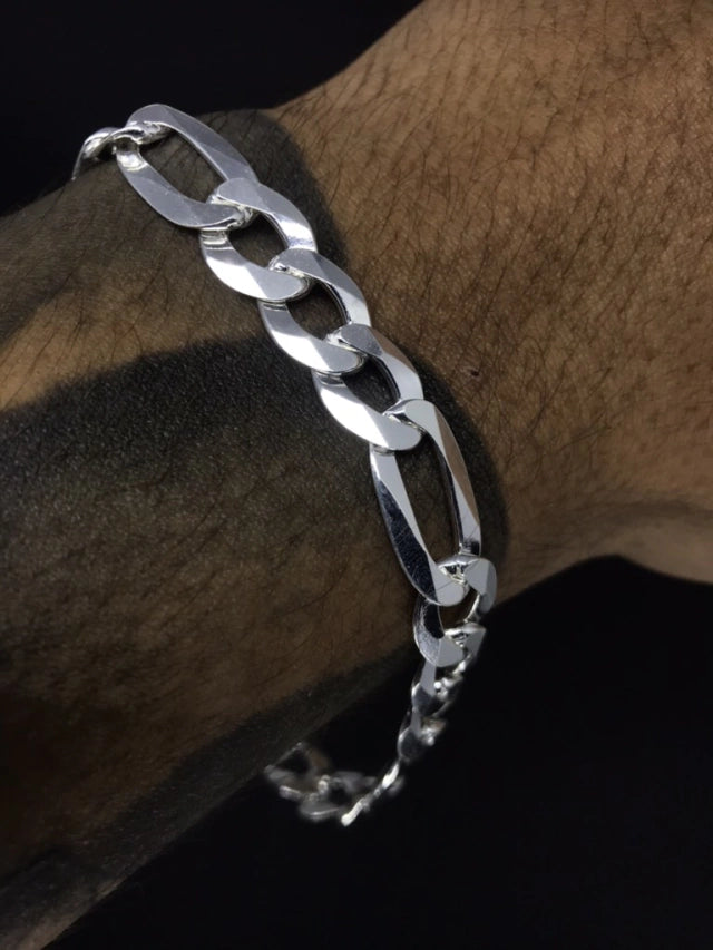 Pulseira 3x1 10mm - PRATA 925