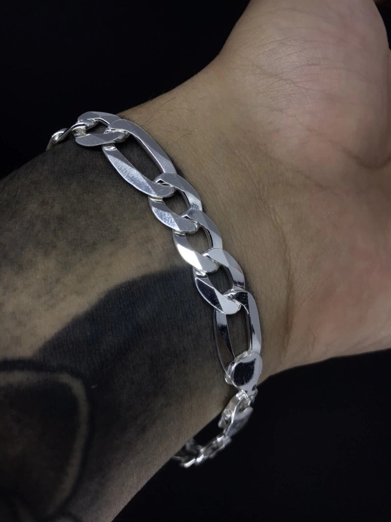 Pulseira 3x1 10mm  - PRATA 925