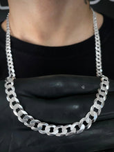 Corrente grumet 8mm 70cm - PRATA 925